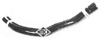 08344 METALCAUCHO Шланг радиатора