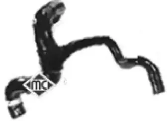 08356 METALCAUCHO Шланг радиатора