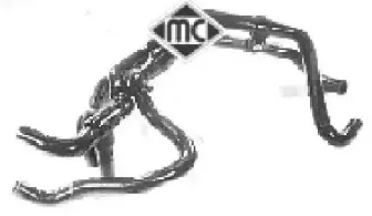 08370 METALCAUCHO Шланг, теплообменник - отопление