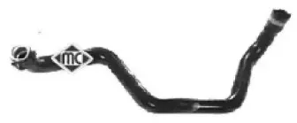 08372 METALCAUCHO Шланг радиатора