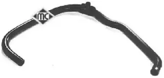 08443 METALCAUCHO Шланг радиатора