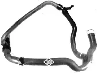 08515 METALCAUCHO Шланг радиатора