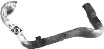 08532 METALCAUCHO Шланг радиатора