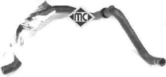 08595 METALCAUCHO Шланг радиатора