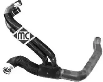 08678 METALCAUCHO Шланг радиатора