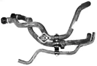 08722 METALCAUCHO Шланг, теплообменник - отопление