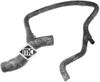 08760 METALCAUCHO Шланг радиатора