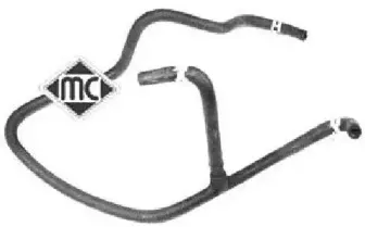 08776 METALCAUCHO Шланг радиатора