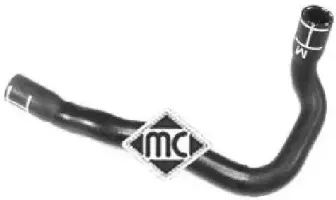 08798 METALCAUCHO Шланг радиатора