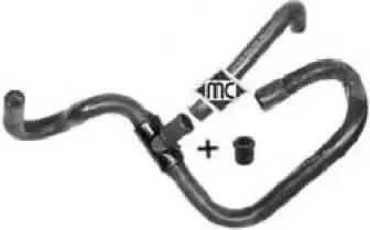 08878 METALCAUCHO Шланг радиатора