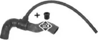 08879 METALCAUCHO Шланг радиатора