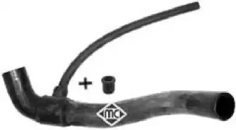 08880 METALCAUCHO Шланг радиатора