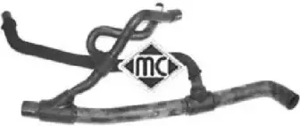 08906 METALCAUCHO Шланг радиатора