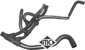 08919 METALCAUCHO Шланг радиатора