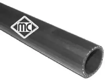 09007 METALCAUCHO Шланг радиатора