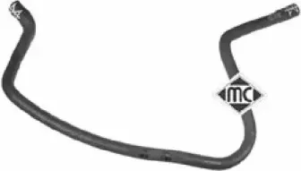 09044 METALCAUCHO Шланг радиатора