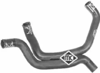 09048 METALCAUCHO Шланг, теплообменник - отопление