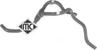 09089 METALCAUCHO Шланг радиатора