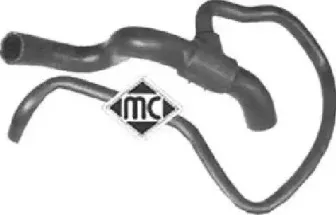 09110 METALCAUCHO Шланг радиатора