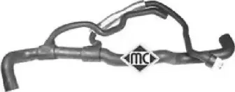 09114 METALCAUCHO Шланг радиатора