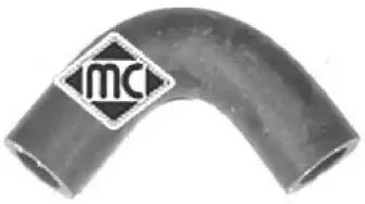 09139 METALCAUCHO Шланг радиатора