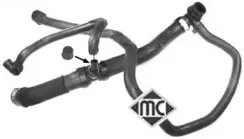 09224 METALCAUCHO Шланг радиатора