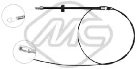 80083 METALCAUCHO Трос, стояночная тормозная система