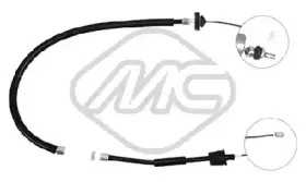 80093 METALCAUCHO Трос, управление сцеплением