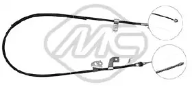 80143 METALCAUCHO Трос, стояночная тормозная система