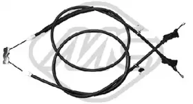 81827 METALCAUCHO Трос, стояночная тормозная система