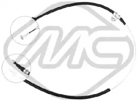 82095 METALCAUCHO Трос, стояночная тормозная система