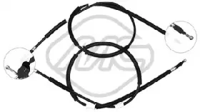 82531 METALCAUCHO Трос, стояночная тормозная система