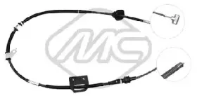 83350 METALCAUCHO Трос, стояночная тормозная система