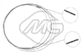 83821 METALCAUCHO Тросик газа