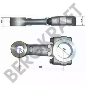 BK1100521AS BERGKRAFT Шатун, пневматический компрессор