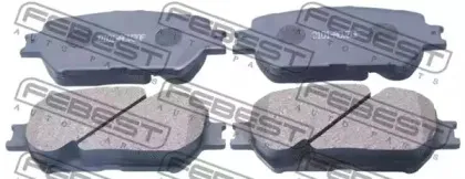 0101-ACV30F FEBEST Комплект тормозных колодок, дисковый тормоз