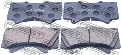 0101-GRJ200F FEBEST Комплект тормозных колодок, дисковый тормоз