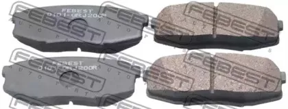 0101-GRJ200R FEBEST Комплект тормозных колодок, дисковый тормоз