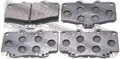 0101-LC90F FEBEST Комплект тормозных колодок, дисковый тормоз