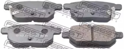 0101-ZZE150R FEBEST Комплект тормозных колодок, дисковый тормоз
