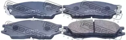 0201-K11F FEBEST Комплект тормозных колодок, дисковый тормоз