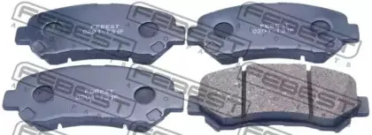 0201-T31F FEBEST Комплект тормозных колодок, дисковый тормоз