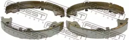 0202-S50R FEBEST Тормозные колодки
