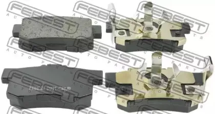 0301-CRVR FEBEST Комплект тормозных колодок, дисковый тормоз
