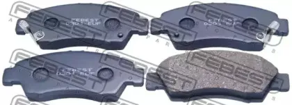 0301-EUF FEBEST Комплект тормозных колодок, дисковый тормоз