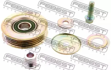 0387-CRV FEBEST Натяжной ролик, поликлиновойремень