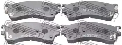 0501-GFF FEBEST Комплект тормозных колодок, дисковый тормоз