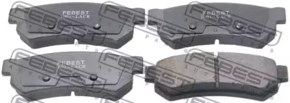 1001-LACR FEBEST Комплект тормозных колодок, дисковый тормоз