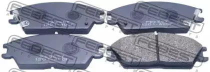 1201-ACCF FEBEST Комплект тормозных колодок, дисковый тормоз