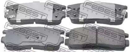 1801-ANTF FEBEST Комплект тормозных колодок, дисковый тормоз